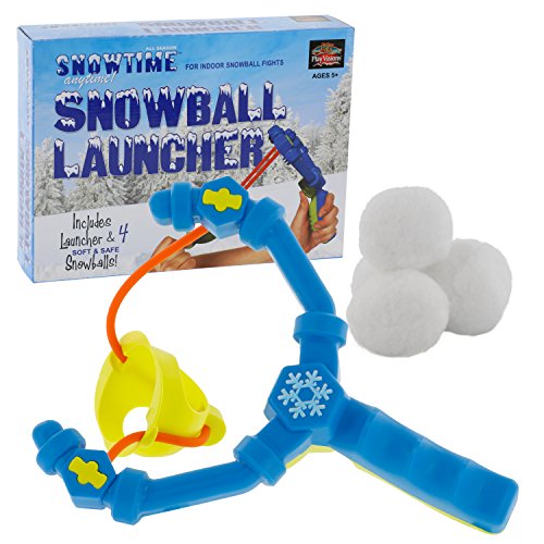 0010984075116 - INDOOR SNOWBALL FIGHT SNOWBALL LAUNCHER - INCLUDES 4 SNOWBALLS