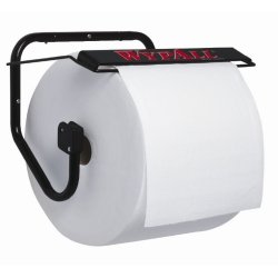 0110709382618 - WYPALL JUMBO WIPER DISPENSERS STYLE: MOUNTING:WALL, COLOR:BLACK, PRICE EACH