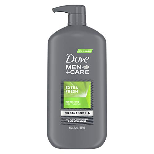 0011111020603 - DOVE MEN+CARE BODY WASH FOR MENS SKIN CARE EXTRA FRESH EFFECTIVELY WASHES AWAY BACTERIA WHILE NOURISHING YOUR SKIN 30 OZ