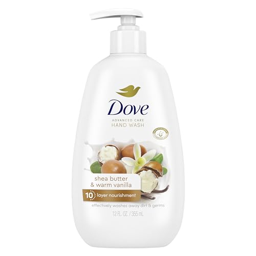 0011111040571 - DOVE ADVANCED CARE SHEA BUTTER & WARM VANILLA HAND WASH FOR SOFT, SMOOTH SKIN, MORE MOISTURIZERS THAN THE LEADING ORDINARY HAND SOAP 12 OZ