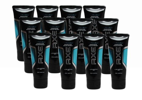 0011111269170 - AXE CHILLED COOLING FACE WASH, ULTRA SMOOTH SKIN, .74 OUNCES (PACK OF 12)