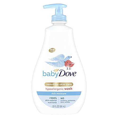 0011111638549 - BABY DOVE TIP TO TOE BABY WASH AND SHAMPOO FOR BABY’S DELICATE SKIN RICH MOISTURE WASHES AWAY BACTERIA, TEAR-FREE AND HYPOALLERGENIC 20 OZ