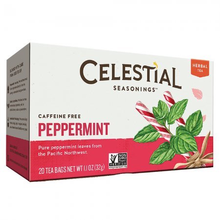 1112112132704 - CELESTIAL SEASONINGS CAFFEINE FREE PEPPERMINT NATURAL HERBAL TEA 20 EA (PACK OF 4)