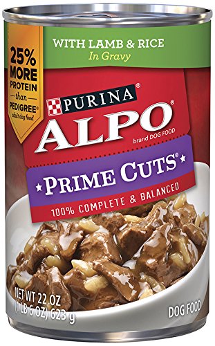 0011132125493 - PURINA ALPO BRAND DOG FOOD PRIME CUTS LAMB AND RICE IN GRAVY WET DOG FOOD, 22-OUNCE CAN, PACK OF 12