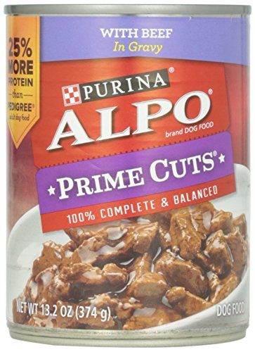 0011132125530 - ALPO PRIME CUTS WITH BEEF IN GRAVY DOG FOOD 13.2 OZ