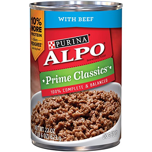0011132142223 - PURINA ALPO PRIME CLASSICS DOG FOOD WITH BEEF, 22 OUNCE CAN, PACK OF 12