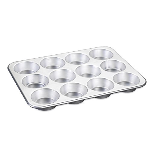 0011172455000 - NORDIC WARE NATURAL ALUMINUM COMMERCIAL MUFFIN PAN, 12 CUP