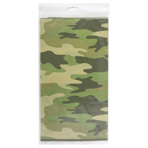 0011179290239 - CAMOUFLAGE PLASTIC TABLECOVER