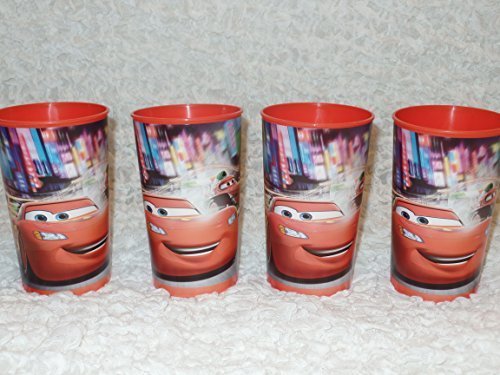 0011179293070 - CARS 16-OUNCE PLASTIC PARTY CUPS, PARTY SUPPLIES