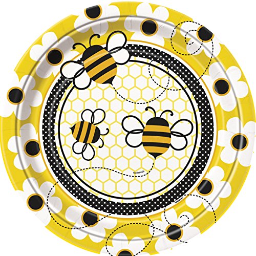 0011179434251 - BUMBLE BEE DINNER PLATES, 8CT