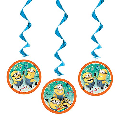 0011179441952 - 26 HANGING DESPICABLE ME DECORATIONS, 3CT