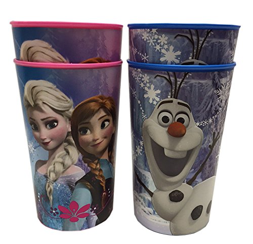 0011179464180 - ANNA, ELSA AND OLAF 16-OUNCE PLASTIC PARTY CUP, PARTY SUPPLIES