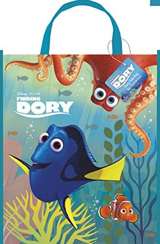 0011179486618 - LARGE PLASTIC FINDING DORY GOODIE BAG, 13 X 11