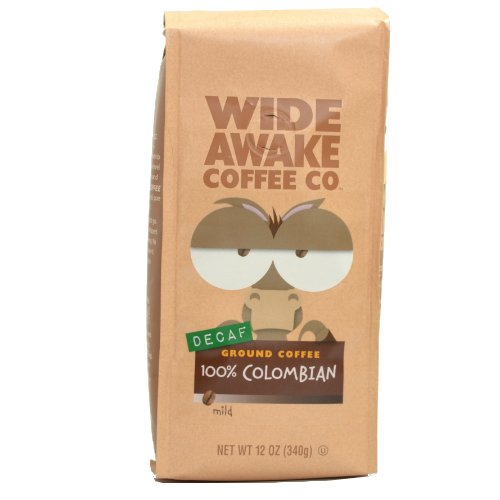 0011225104046 - WIDE AWAKE, MILD GROUND 100% COLOMBIAN DECAF COFFEE - 12 OZ