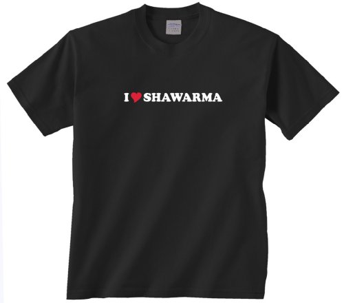 0113209323792 - GILDAN I LOVE SHAWARMA T-SHIRT BLACK X-LARGE
