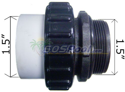 0011321829997 - PVC REPLACEMENT 1.5IN MIPX1.5IN S LONG UNION S-S
