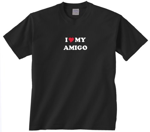 0001143438439 - GILDAN I LOVE MY AMIGO T-SHIRT BLACK XXL-LARGE