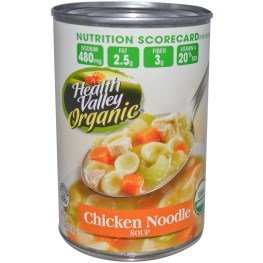 1144155598117 - HEALTH VALLEY, ORGANIC SOUP, CHICKEN NOODLE, 15 OZ (425 G)(PACK OF 3)