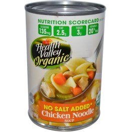 1144155599428 - HEALTH VALLEY, ORGANIC, CHICKEN NOODLE SOUP, 14.5 OZ (411 G)(PACK OF 3)