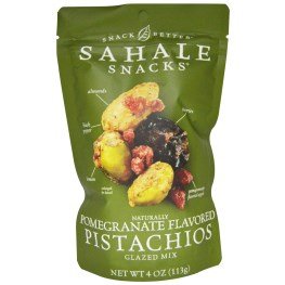1144155805598 - SAHALE SNACKS, SNACK BETTER, NATURALLY POMEGRANATE FLAVORED PISTACHIOS, GLAZED MIX, 4 OZ (113 G)(PACK OF 2)