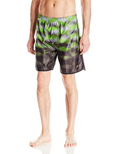 0011527080932 - SPEEDO MEN'S MESH BLEND HYDROVOLLEY WITH COMPRESSION JAMMER, POP GREEN, X-LARGE