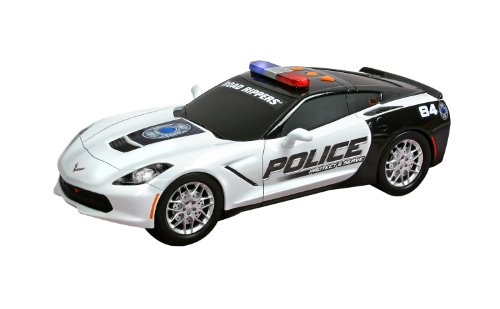 0011543345954 - TOY STATE ROAD RIPPERS PROTECT AND SERVE CHEVY CORVETTE C7 POLICE VEHICLE