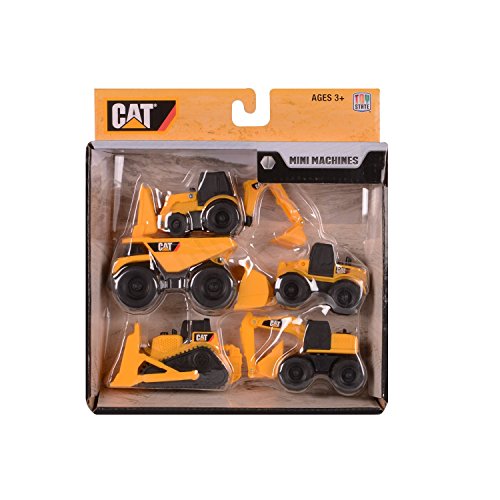 0011543346012 - CATERPILLAR TOYS CAT MINI MACHINES 5 PACK - TOY STATE INDUSTRIAL CORP.