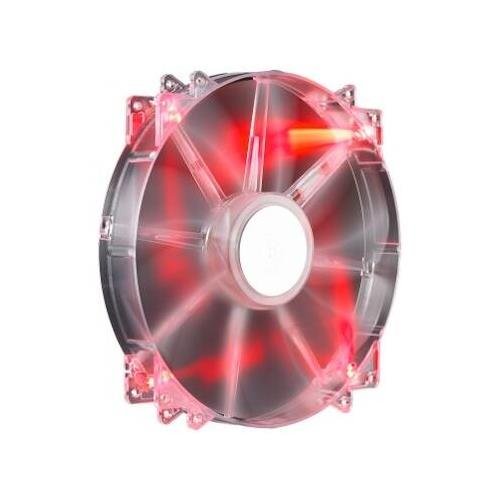 0115970709317 - COOLER MASTER R4-LUS-07AR-GP 200MM RED LED MEGA FLOW CASE FAN WITH 3 PIN CONNECTOR
