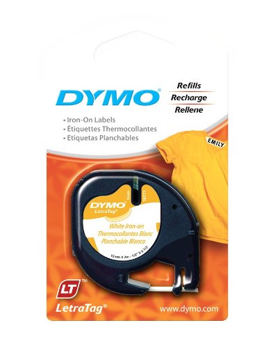 0115971198271 - SANFORD BRANDS LABEL, DYMO LETRA TAG, WHITE FABRIC 18771