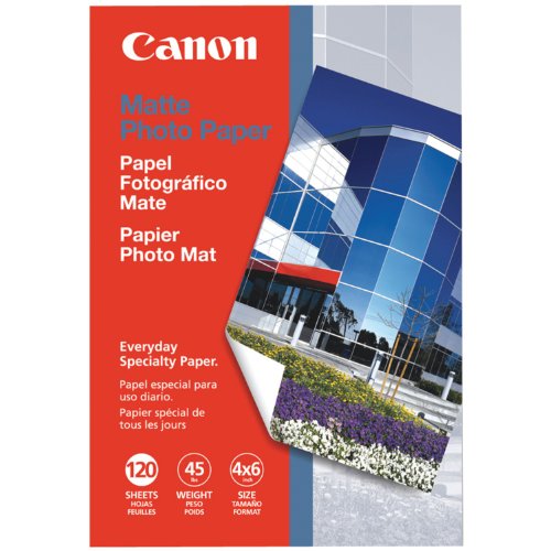 0115971205269 - CANON PHOTO PAPER MATTE, 4 X 6 INCHES, 120 SHEETS (7981A014)