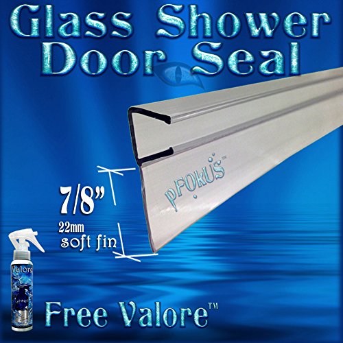 0011711369218 - DS101 - 3/8'' GLASS THICKNESS - 32' LONG. SHOWER GLASS DOOR SHOWER DOOR SEAL TO FILL A GAP AND PREVENT WATER LEAKAGE-FREE!! 4OZ VALORE SEALER AND CLEANER TO PREVENT WATER DOTS. $50 FREE SHIPPING!!! (DISCOUNT SHOWN IN CART)