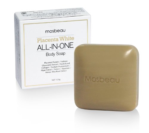 0011711603213 - 12 BARS OF AUTHENTIC MOSBEAU PLACENTA WHITE ALL-IN-ONE BODY WHITENING SOAP