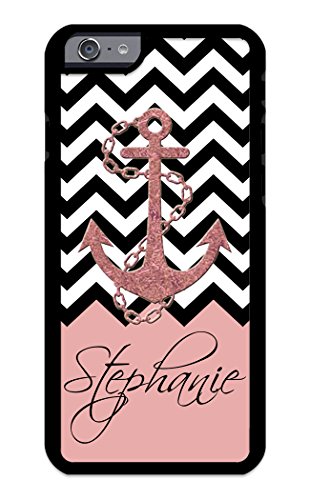 0011711937653 - CUSTOM PHONE CASES FOR IPHONE 6, IPHONE 6S, IZERCASE MAKE YOUR OWN PHONE CASE, MONOGRAM PERSONALIZED CASE (ROSE GOLD)
