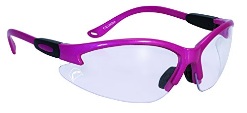 0011711950676 - SPECIALIZED SAFETY PRODUCTS BULLHPK CL A/F BULLCHUCKAR SPORTSMAN GLASSES WITH HOT PINK FRAMES AND CLEAR ANTI-FOG LENSES, HOT PINK