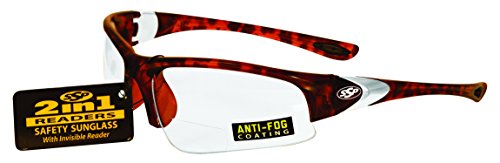 0011711953578 - SPECIALIZED SAFETY PRODUCTS ENTIAT 1.5 DMI CL A/F ENTIAT UNISEX 1.50 BIFOCAL/READER SAFETY GLASSES WITH DEMI FRAMES AND CLEAR ANTI-FOG LENSES, DEMI
