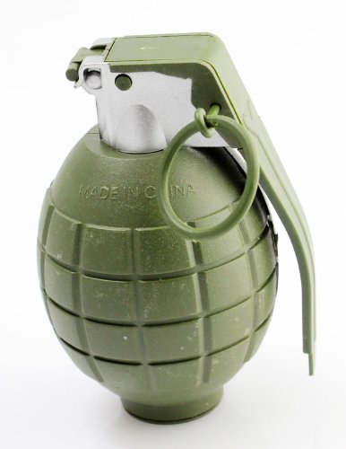 0011822707411 - TOY B/O GRENADE FOR PRETEND PLAY (GREEN)