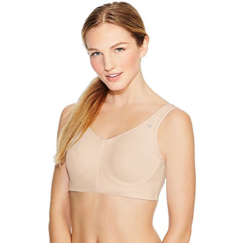 0011919311828 - CHAMPION WOMEN'S DOUBLE DRY DISTANCE UNDERWIRE SPORTS BRA, SOFT TAUPE, 40/42C/D