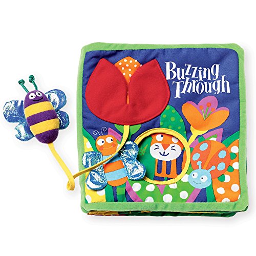 0011964417612 - MANHATTAN TOY SOFT ACTIVITY BOOK WITH TETHERED TOY BUZZING THROUGH