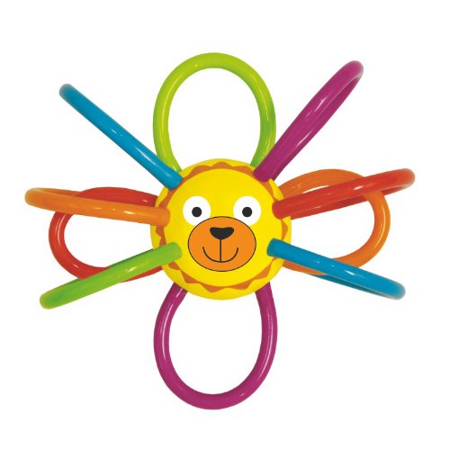 0011964457229 - MANHATTAN TOY ZOO WINKEL LION RATTLE AND SENSORY TEETHER