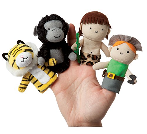 0011964475292 - MANHATTAN TOY STORYTIME FINGER PUPPETS A JUNGLE STORY PLUSH