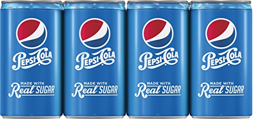 0012000130601 - PEPSI MADE WITH REAL SUGAR, MINI-CANS (8 COUNT, 7.5 FL OZ EACH)