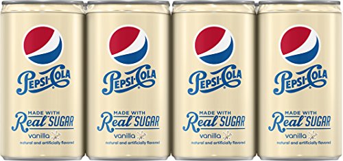 0012000130625 - PEPSI MADE WITH REAL SUGAR, VANILLA MINI-CANS (8 COUNT, 7.5 FL OZ EACH)