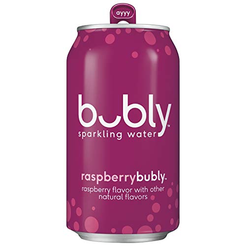0012000183461 - BUBLY SPARKLING WATER, RASPBERRY, 12 FL OZ. CANS (18 PACK)