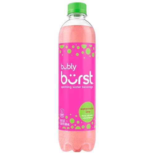 0012000230639 - BUBLY BURST SPARKLING WATER WATERMELON LIME 16.9OZ