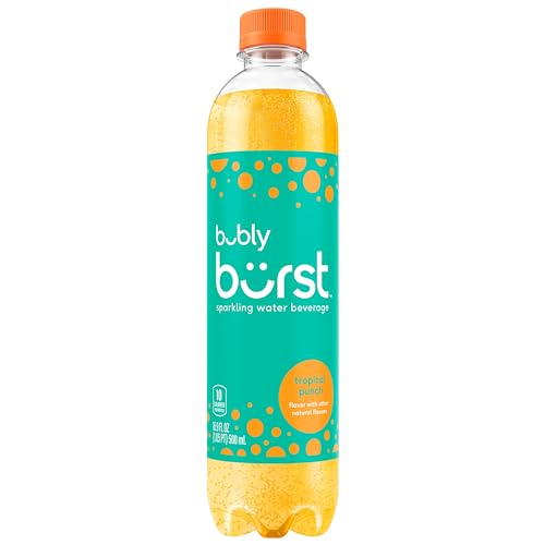0012000230677 - BUBLY BURST SPARKLING WATER TROPICAL PUNCH 16.9OZ