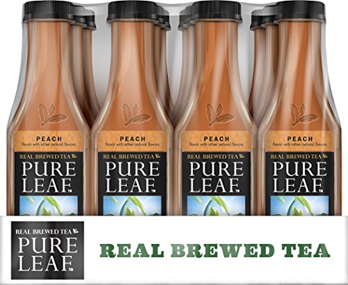 0012000286445 - PURE LEAF BOTTLES, PEACH, 18.5 OUNCE BOTTLES (PACK OF 12)