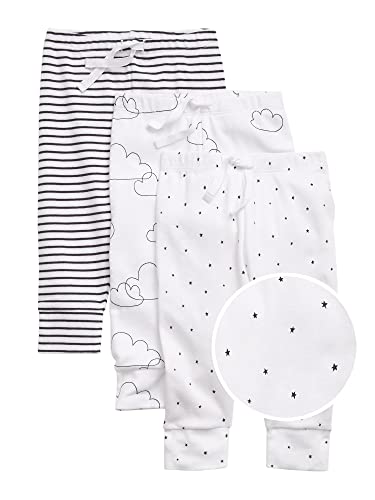 1200056667212 - GAP UNISEX BABY FIRST FAVOURITE PULL-ON PANTS LEGGINGS, OPTIC WHITE, 6-12 MONTHS US