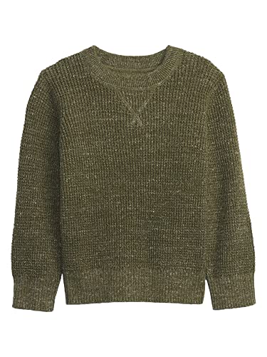 1200112354605 - GAP BABY BOYS BUDDING PULLOVER SWEATER, OLIVE, 6-12 MONTHS US