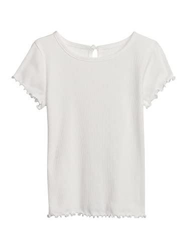 1200119718424 - GAP BABY GIRL RIBBED KNIT TEE NEW OFF WHITE 12-18M