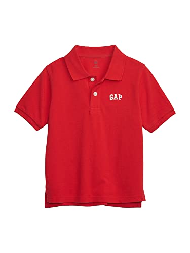 1200119937900 - GAP BABY BOYS LOGO POLO SHIRT, PURE RED, 18-24 MONTHS US